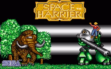 Space Harrier screen shot title